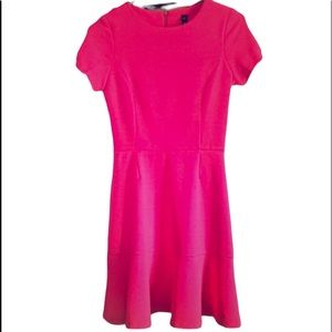 👗 Design Lab hot pink dress fitted / tailored